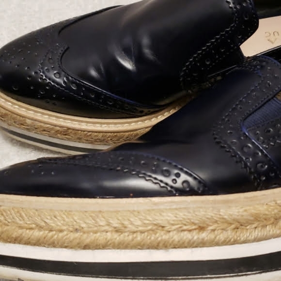 Zara Trafaluc Platform Espadrilles, dark blue, 7 or 7.5 - Picture 15 of 16